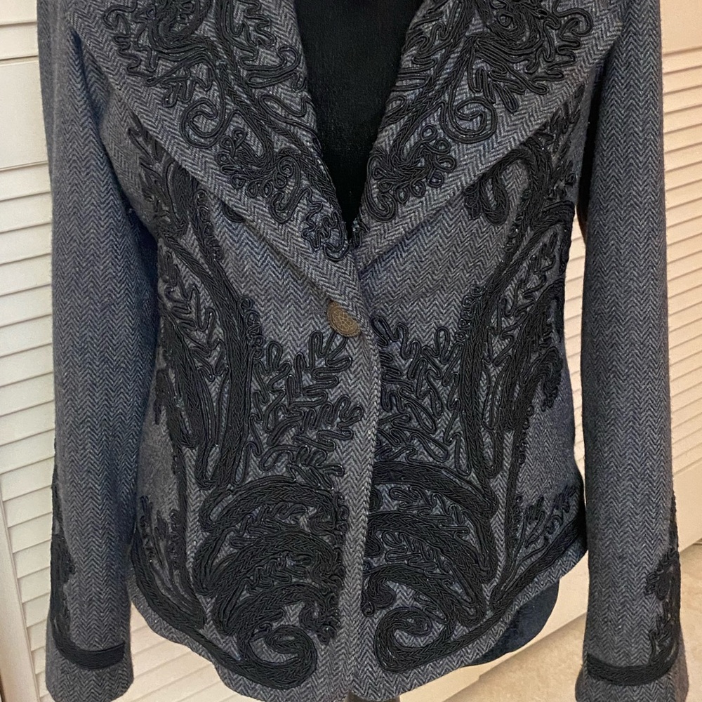 Soft Surroundings embroidered jacket